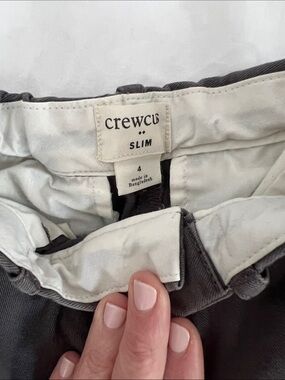 Crewcuts Slim Boys Gray Corduroy Pants